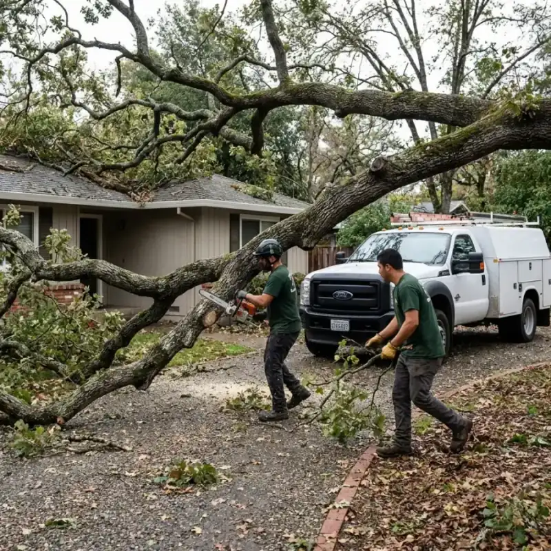 Stockton emergency tree service